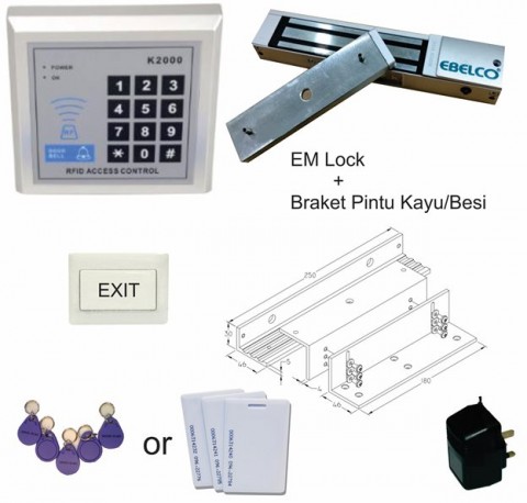 Kunci Magnet Digital RFID